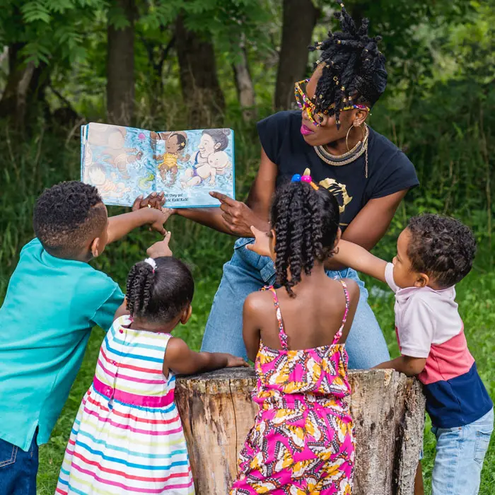 trician-reads-to-kids