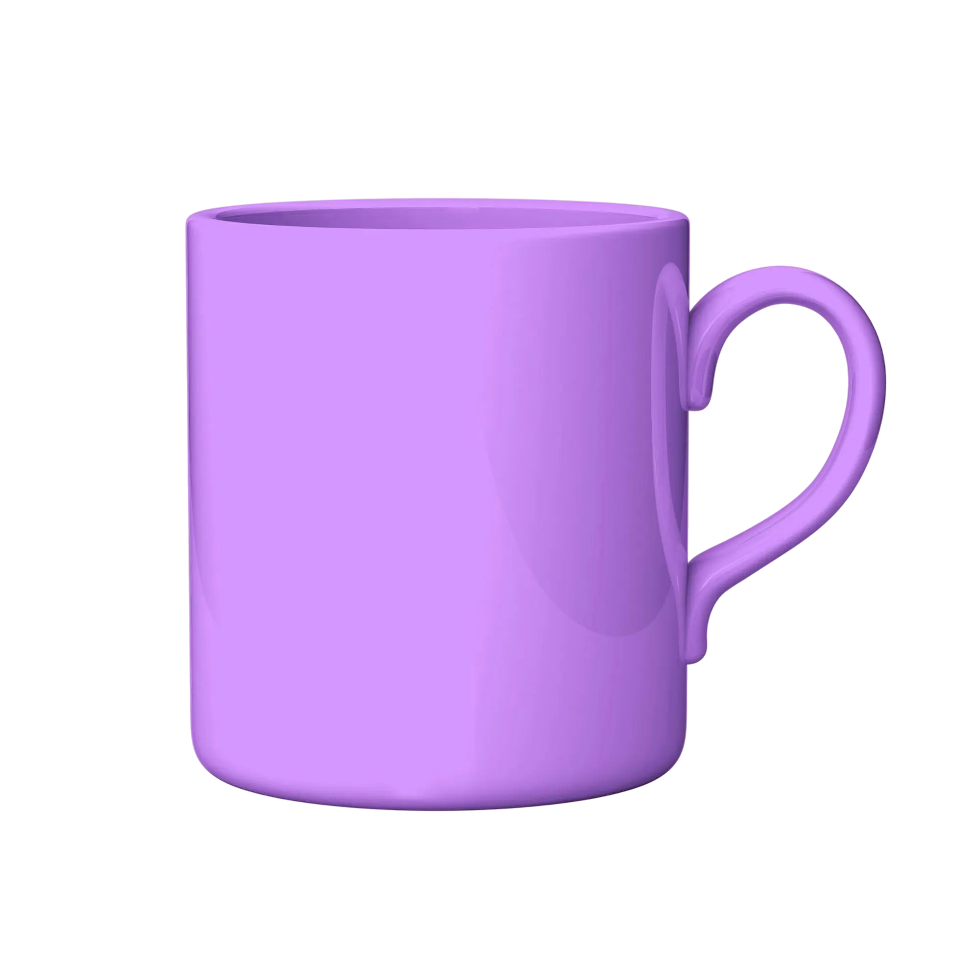 Purple cup used by Ms. Love to model healthy water-drinking habits for children